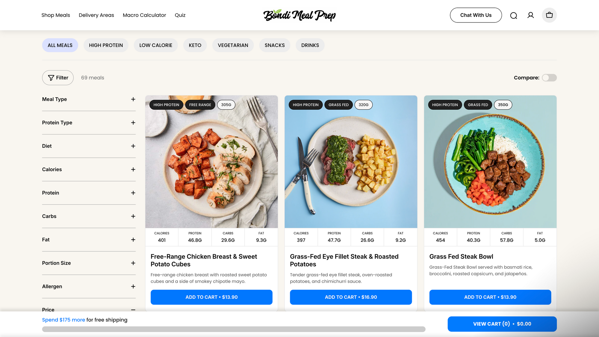 Bondi Meal Prep